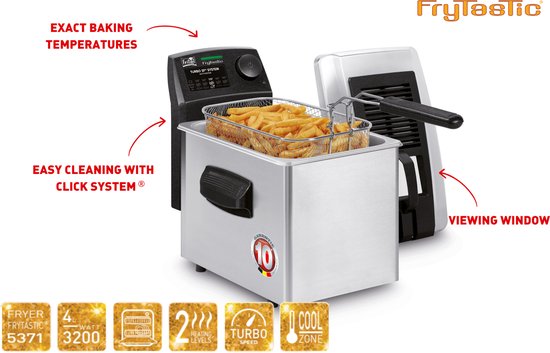 FRITEL Friteuse Frytastic® - Frituurpan / Frituurketel - Digitaal - + - tot Pers. - Olie + Vast Vet - Image 6