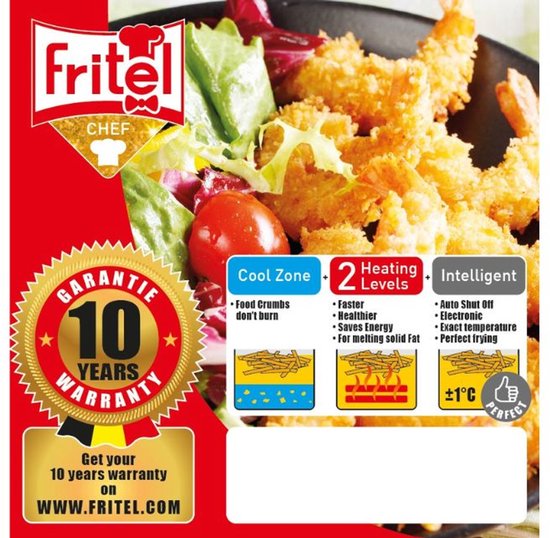FRITEL Friteuse Frytastic® - Frituurpan / Frituurketel - Digitaal - + - tot Pers. - Olie + Vast Vet - Image 7