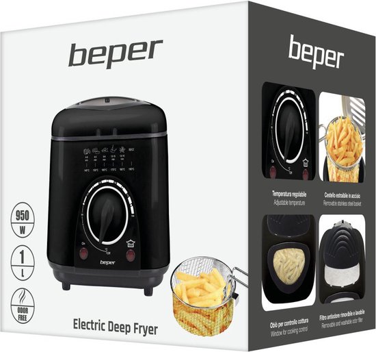Beper Friteuse - Frituurpan - 1L - Zwart - Image 5
