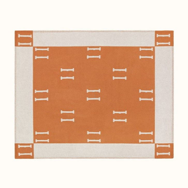 Designer Blanket Cashmere Soft Wool Scarf Shawl Portable Warm Plaid Sofa Bed Fleece Knitted Throw Blankets Letter Luxury Woven Wool Travel Home Decor Outdoor - Image 4