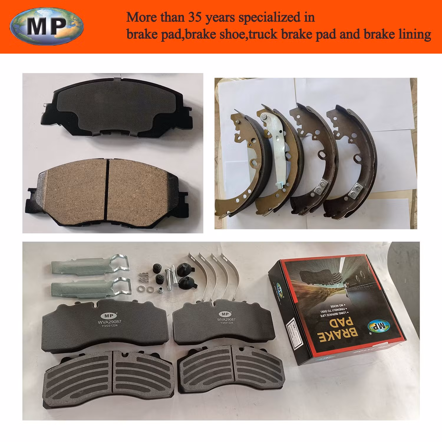 Heavy Duty Semi-Metallic Brake Pads for Freightliner Cascadia Front Axle - Image 6