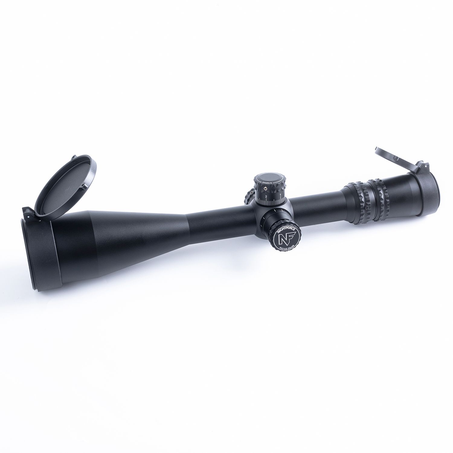 NF NXS 5.5-22x56 FFP ZeroStop Mil-R 30mm Tube with Sunshade First Focal Plane Scope - Image 1