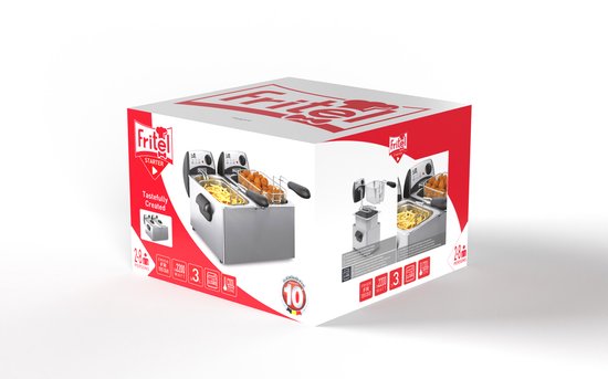 FRITEL Frituurpan - FR - Friteuse met - Koude Zone - Personen - liter - 10 jaar Garantie - Image 7