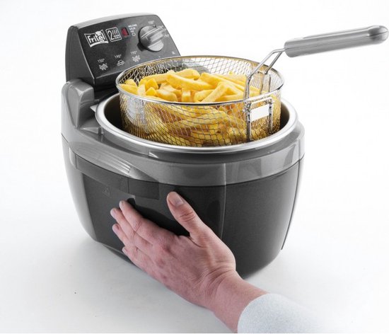 FRITEL Frituurpan - Turbo SF® 4209 - Friteuse met Antistofdeksel - Olie + Vast Vet - 2-4 personen - 2300W - 3 liter - Rond - Retro - 10 jaar Garantie - Image 9
