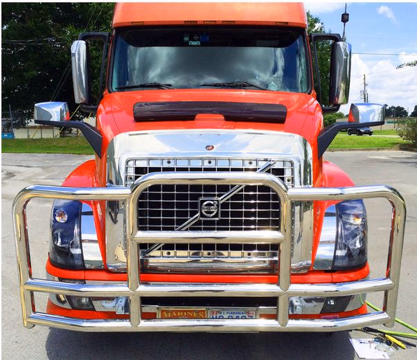 Car Accessories Auto Parts Truck Front Bumper Deer Guard for Freightliner Cascadia Volvo Vnl 2015-2018 - Image 5