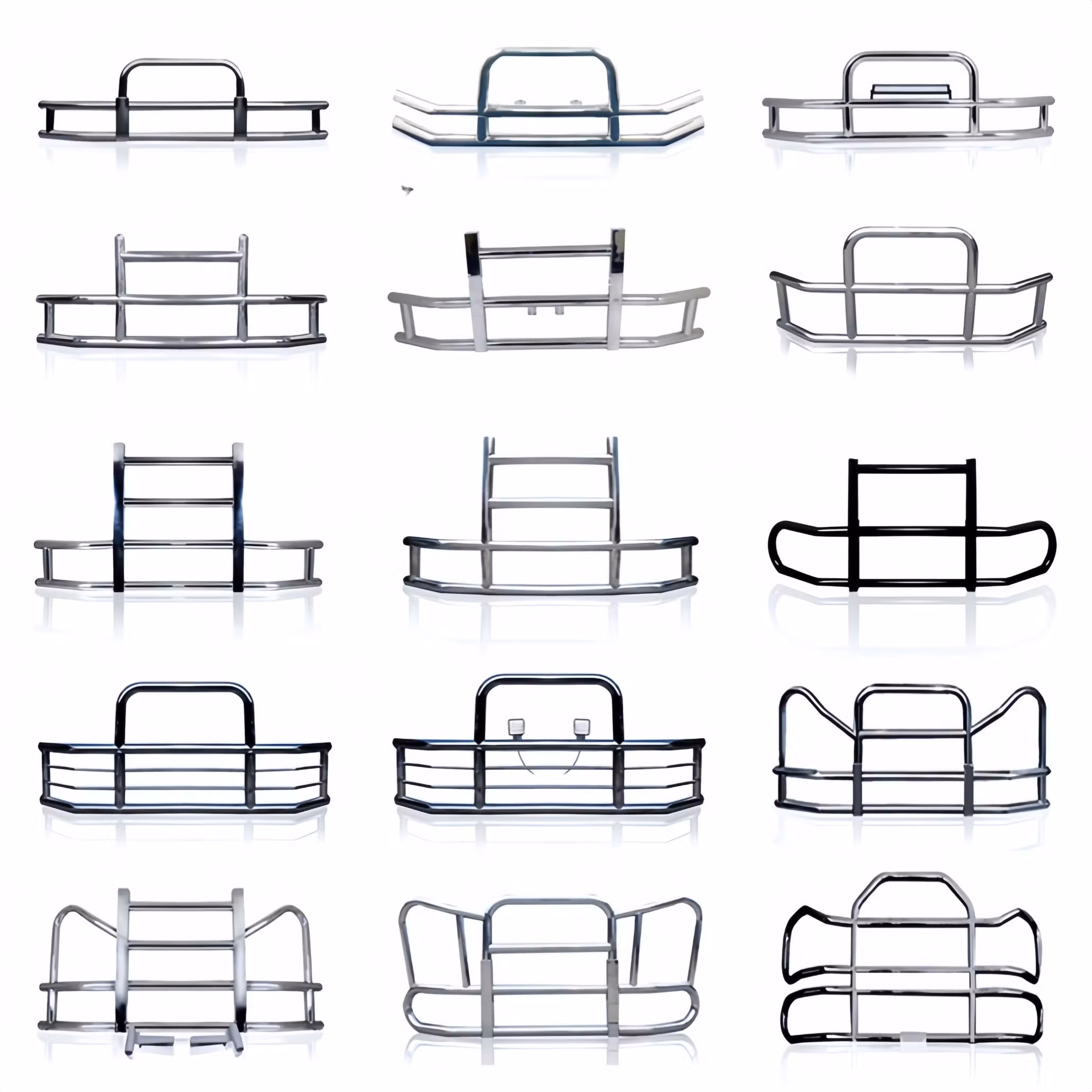304 Stainless Steel Deer Bumper Guard Fit Volvo Vnl Freightliner Cascadia Semi Truck Parts - Image 1