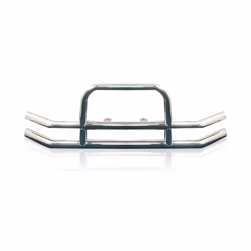 with Lisence Plate Semi Trucks Stainless Steel Front Bumper Bull Bar Deer Grille Guard for Freightliner Cascadia - Image 2