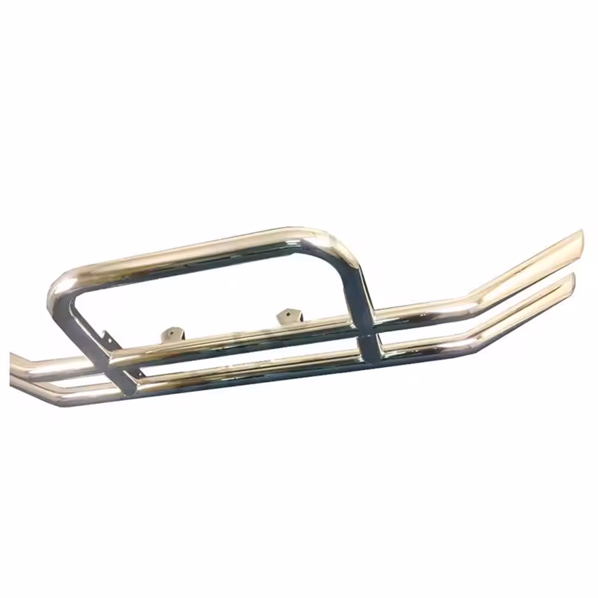 with Lisence Plate Semi Trucks Stainless Steel Front Bumper Bull Bar Deer Grille Guard for Freightliner Cascadia - Image 3