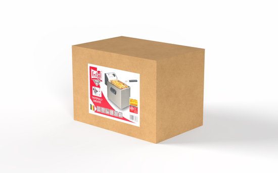 FRITEL Frituurpan - Profi 3355 - Professionele Friteuse met Antistofdeksel - Olie + Vast Vet - Koude Zone - Uniek Dubbel Verwarmingselement - 3200W - 4 liter - Image 5