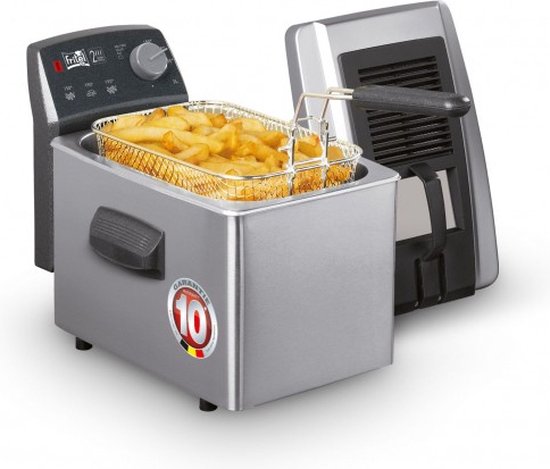 FRITEL Friteuse Turbo SF® - Frituurpan / Frituurketel - Filterdeksel + - Pers. - Olie + Vast Vet - Image 1