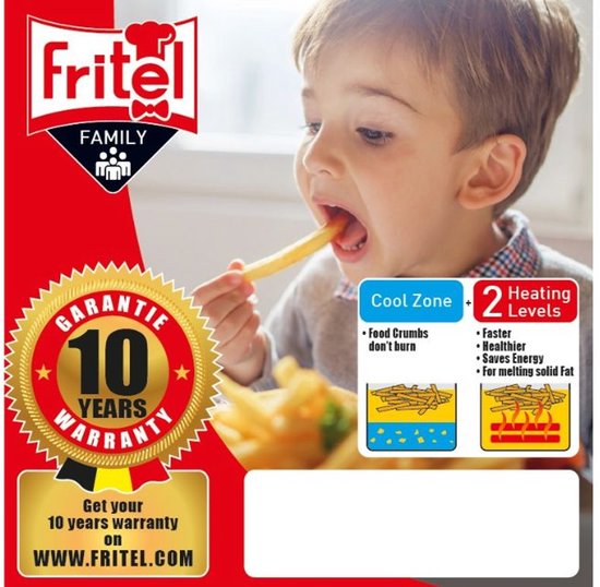 FRITEL Friteuse Turbo SF® - Frituurpan / Frituurketel - Filterdeksel + - Pers. - Olie + Vast Vet - Image 3