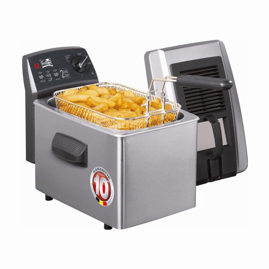 FRITEL Friteuse Turbo SF® - Frituurpan / Frituurketel - Filterdeksel + - Pers. - Olie + Vast Vet - Image 18