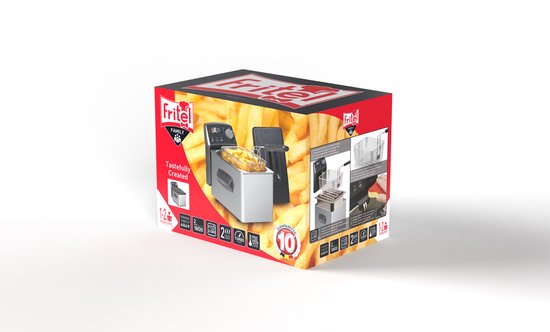 FRITEL Friteuse Turbo - Frituurpan / - 2000W - 1 tot 2 - Image 4