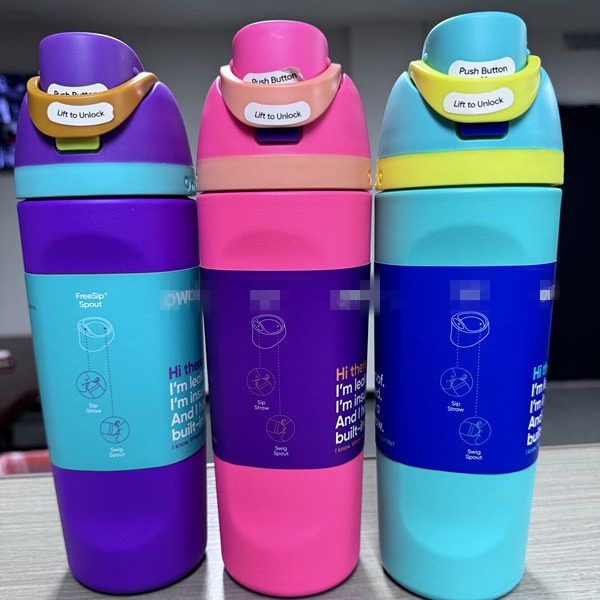owala stainless steel tumblers casual water bottle drinking tumbler outdoor camping cup vacuum insulated travel mugs19oz 24oz 32oz - Image 3