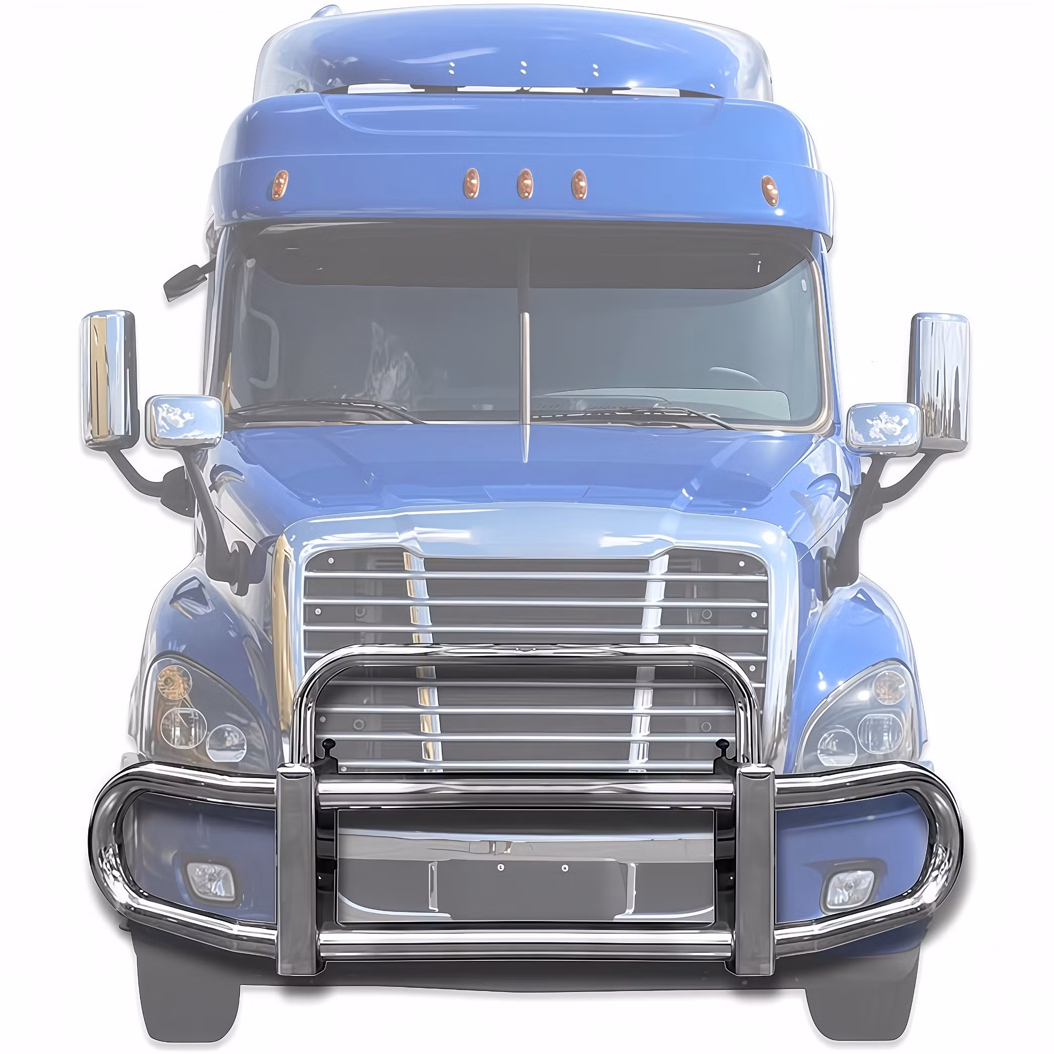 Front Bumper Deer Guard Moose Bumper for Volvo Vnl Peterbilt Freightliner Cascadia Trucks - Image 3