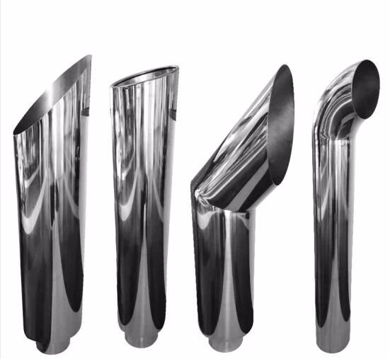 Truck Accessories Chrome Exhaust Curved Top Peterbilt Stacks Pipe for Truck Freightliner - Image 6