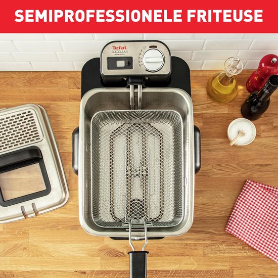 Friteuse 3,5 Liter – 2300W – Automatische Olie-/Vetfiltering – Digitale Timer – Voor 1,2 kg Friet - Image 2