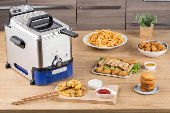 Friteuse 3,5 Liter – 2300W – Automatische Olie-/Vetfiltering – Digitale Timer – Voor 1,2 kg Friet - Image 8