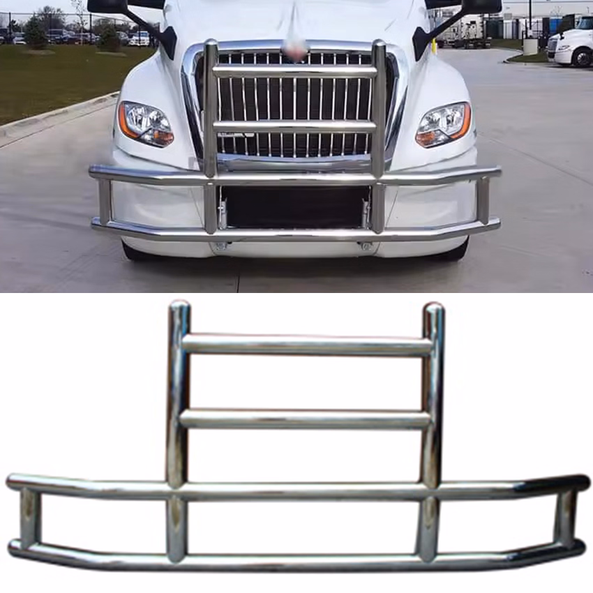High Quality Front Grille Bumper Deer Guard Fit for Freightliner Cascadia Semi Truck Moose Bumper Price - Image 1