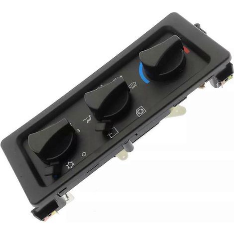 Bedienfeld für Klimaanlage/Heizung N83-322930 für FREIGHTLINER Linkslenker – Schwarz - Image 2