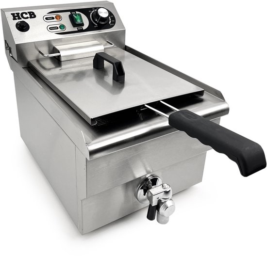 HCB® - Professionele Horeca - Friteuse - liter - 230V - RVS / INOX - (BxDxH) - kg - Image 1