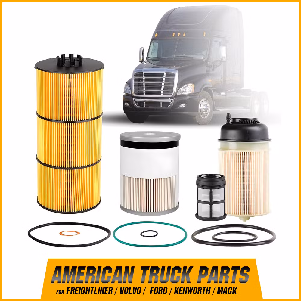 Oil Filter Fuel Filter Air Filter for Freightliner Truck Cascadia Century Columbia M2 - Image 1