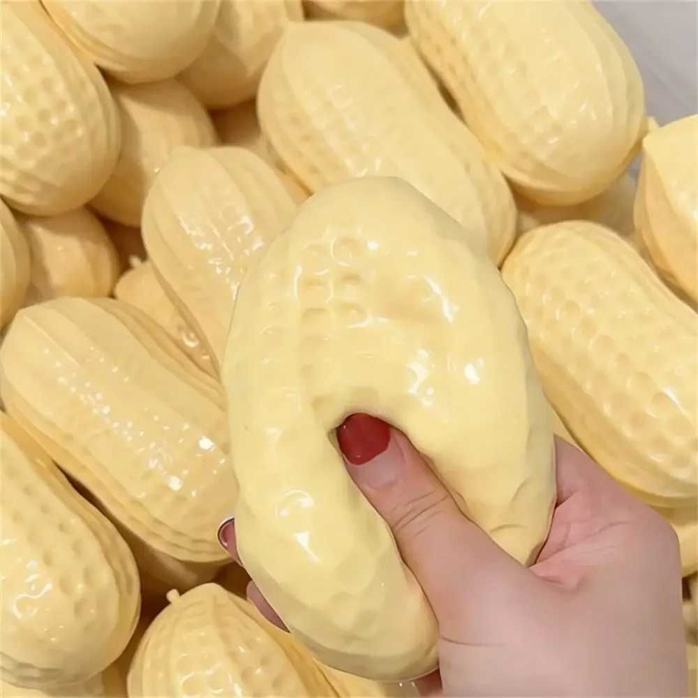 Peanut Stress Ball Crunchy Squeeze Ball Squishy Toy Buttery-Soft Feel Fidget Toy ASMR Sensory Anti stress relief toy for Adults T260602 - Image 2