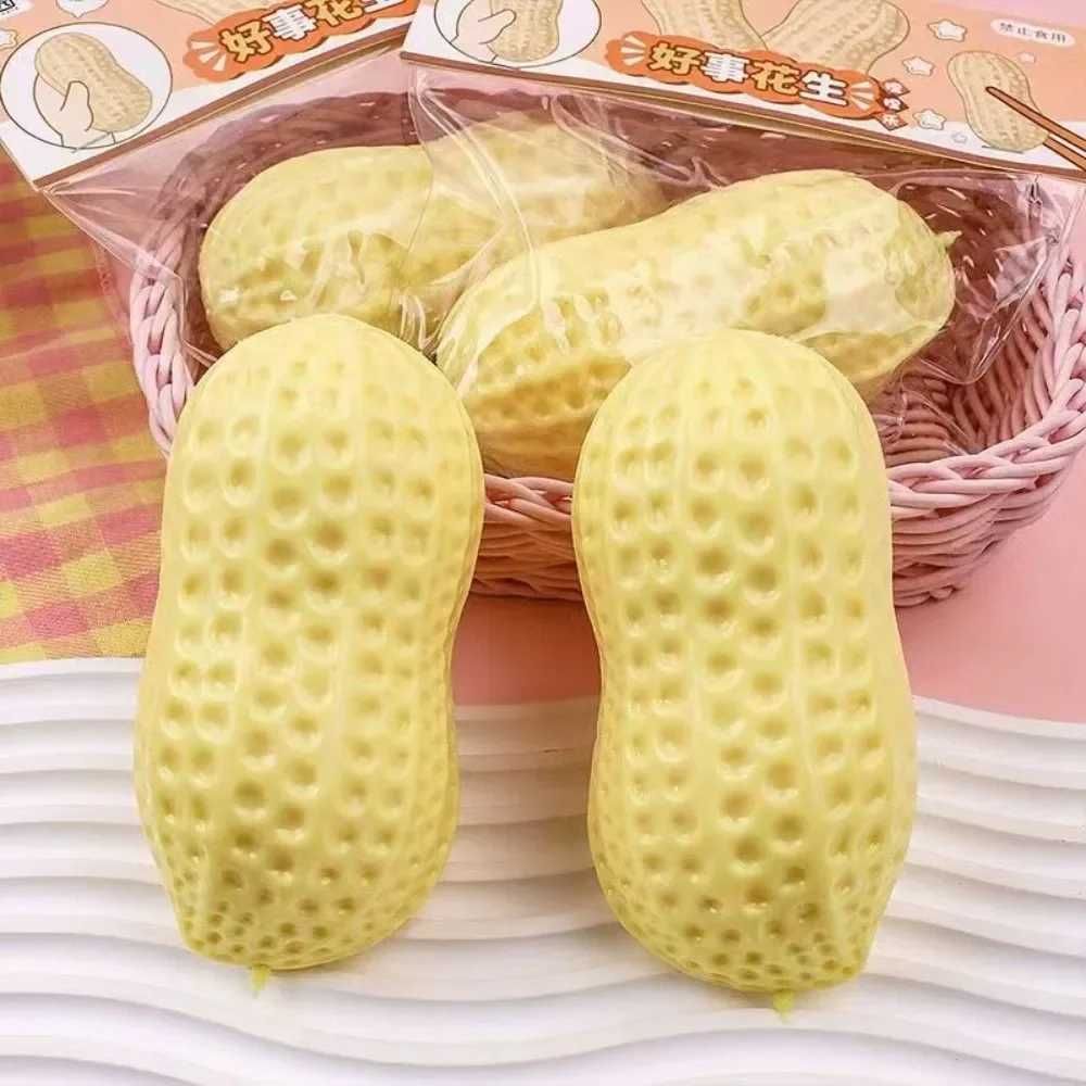 Peanut Stress Ball Crunchy Squeeze Ball Squishy Toy Buttery-Soft Feel Fidget Toy ASMR Sensory Anti stress relief toy for Adults T260602 - Image 4