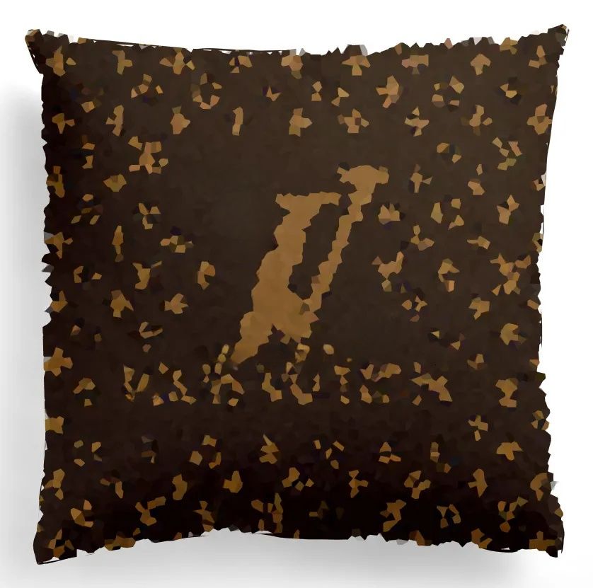 Printed Throw Pillow Covers Quality Designer Black And White Throw Classic Letter Printed Home Cover Minimalist Sofa Decoration Cushion 45x45cm Pillow Core Detachable - Image 4