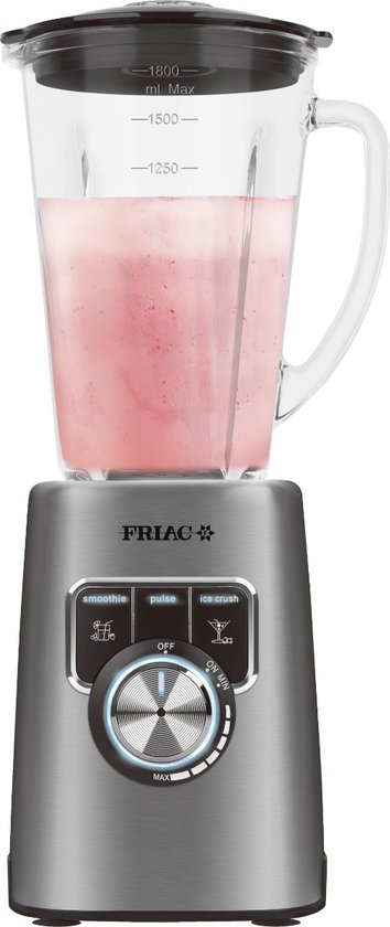 Friac BL1800DI Blender 1200W 1,8L Ice crush functie - Image 3