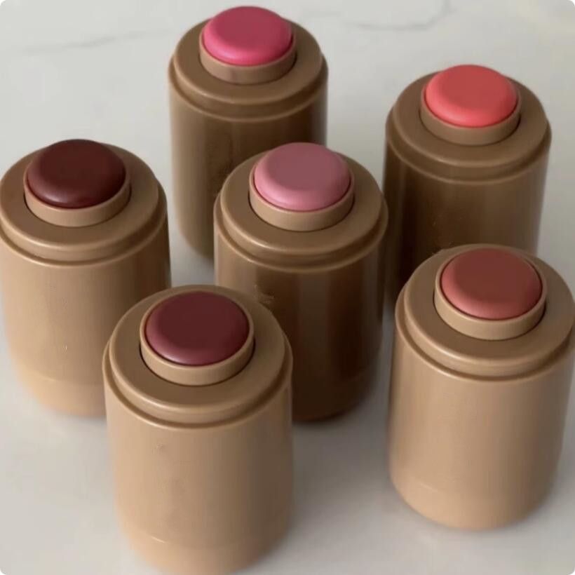 Lip And Cheek Blush 5.3g Pocket Blush Face Cheek Makeup Blush Stick Beauty Cosmetics 6 Color Piggy Freckle Toasted Teddy Sleepy Girl Juice Box Spicy Marg High Quality - Image 1