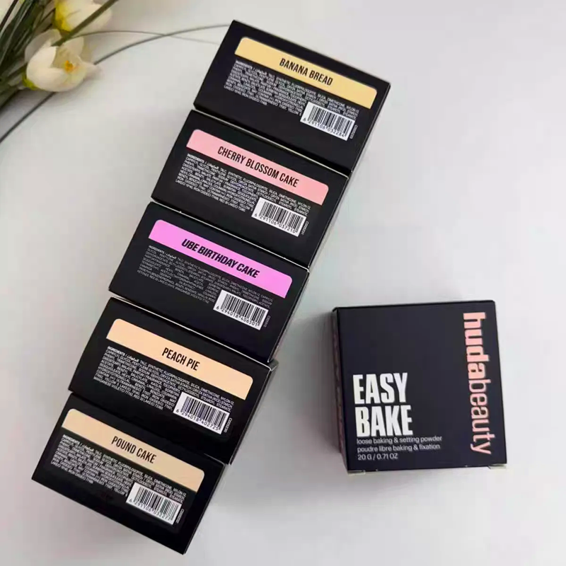 Huda Beauty Easy Bake Loose Baking &amp; Setting Powder New Packing HUDBeauty Easy Bake 8 Colors Makeup 20g Face Loose Baking Setting Powder Poudre Easy Bake Fixation Natural Face Finishing Oil Control Beauty Cosmetics - Image 3
