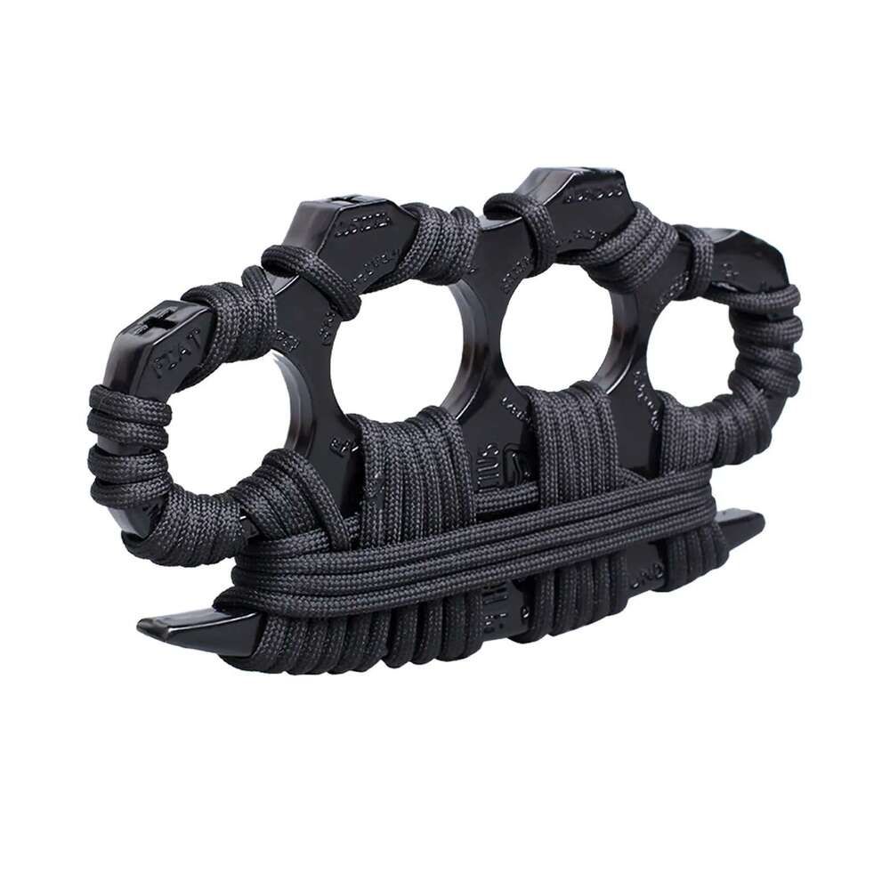 Self Defense Knuckle Duster Tiger Safety Defense Four Finger Knuckle Duster Outdoor Self Defense Portable Pocket EDC Bracelet Tool - Image 4