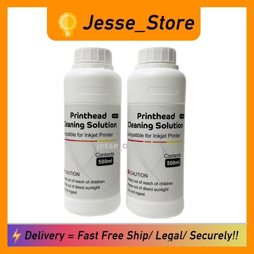 wholesale Jesse Store 1000ml Printer Cleaning Kit Printhead Cleaning Solution Printer Head Cleaning kit Fast Shipping Industrial Use - Image 1