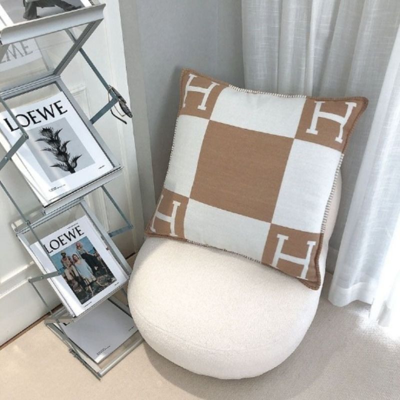 Knitted Plaid Pillow Case Decorative Cushion Cover 45x45cm for Sofa Bedroom Without Insert - Image 3