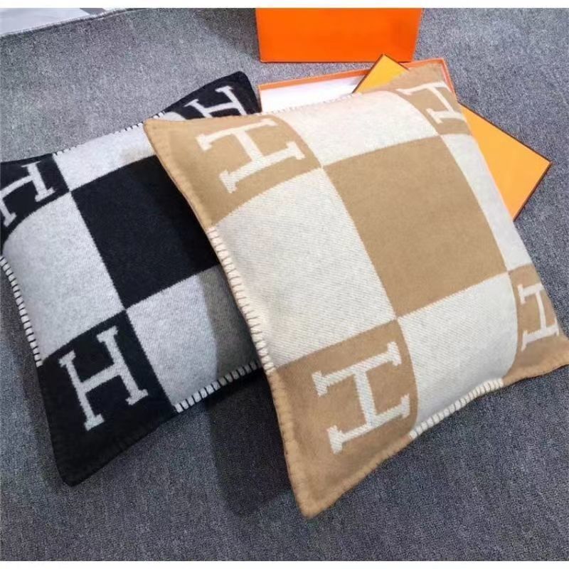 Knitted Plaid Pillow Case Decorative Cushion Cover 45x45cm for Sofa Bedroom Without Insert - Image 5