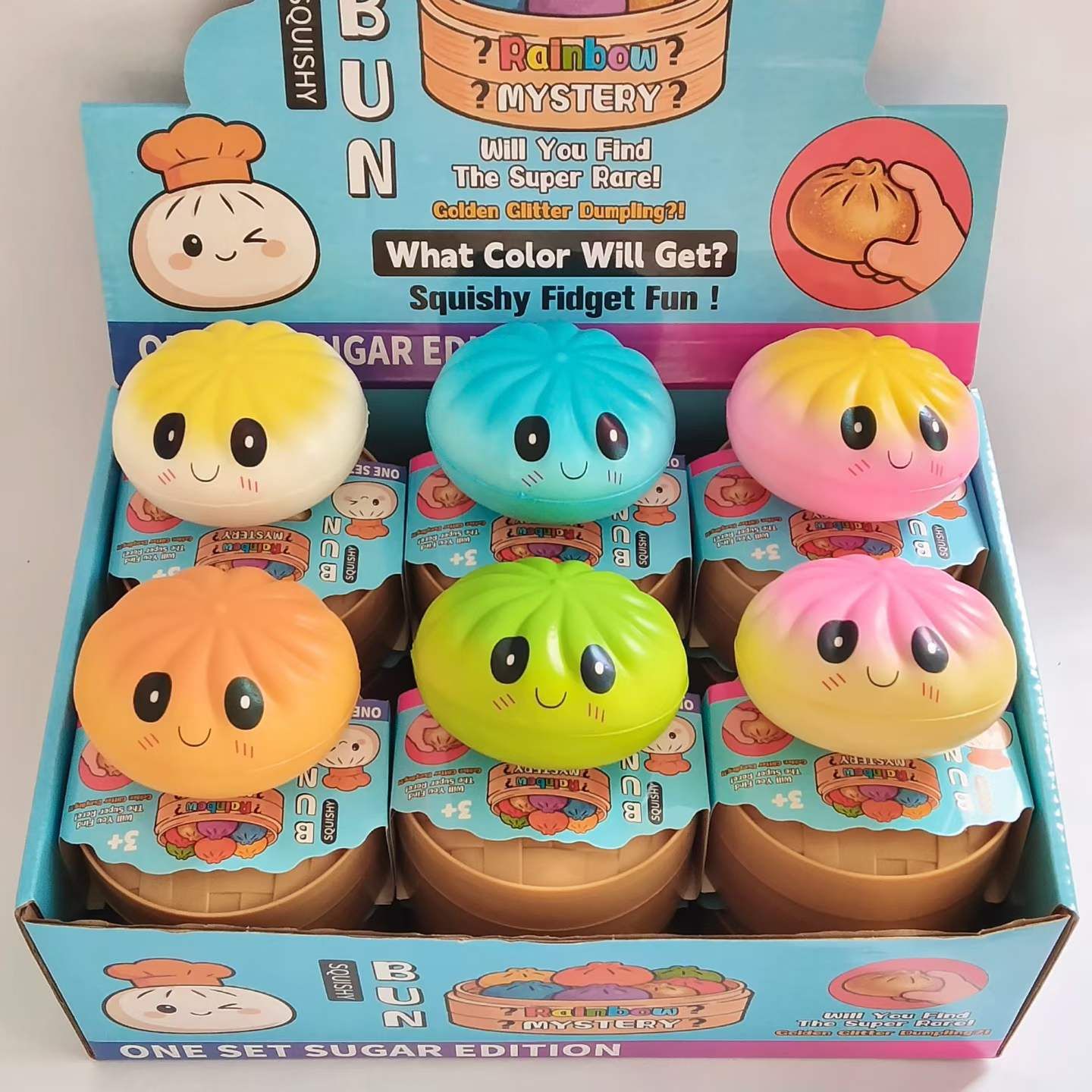 12 Pcs/box Sanri Character Dumpling Squishy Toys Bulk Blind Box Stress Relief Fidget Set By sea Y260515 - Image 3