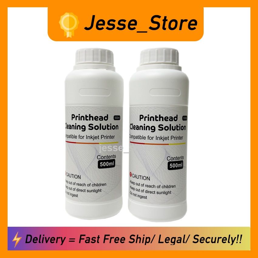 wholesale Jesse Store 1000ml Printer Head Cleaning kit Printhead Cleaning Solution Printer Cleaning Kit for All Inkjet Printers US Domestic Shipping - Image 1