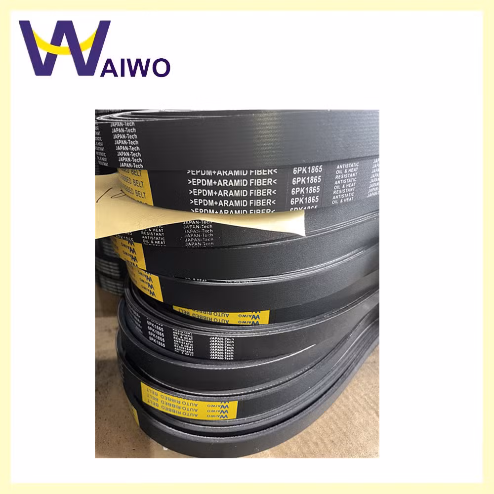 Good Quality Drive Belt Transmission Belt Rubber Belt Fan Belt 6pk1865 for Freightliner Car 0123415044 - Image 4