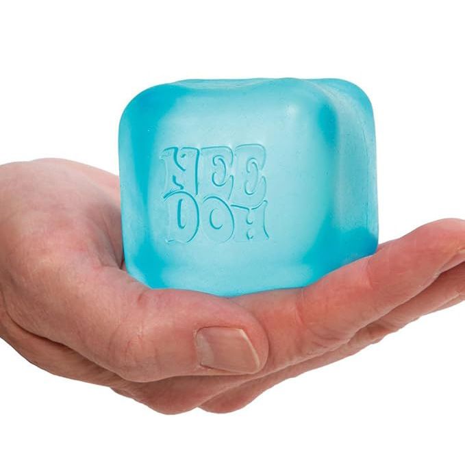 Nee Doh Ice Cube Shaped Fidget Toy Stress Relief Ball Soft Squishy Sensory Ball Needoh Nice Cube Fidget Cube Anti-Anxiety Squeeze toys Maltose Decompression Toy - Image 4