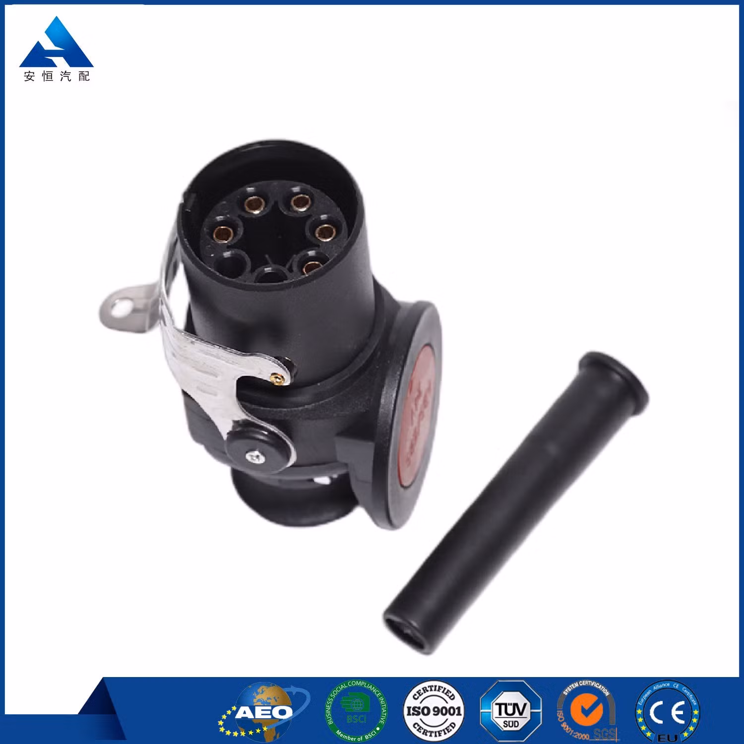 7 Pin 15′ Seven Electric Coil Connector Cable for Mack Vnl Freightliner Truck Trailer Parts Hot of Sale - Image 5