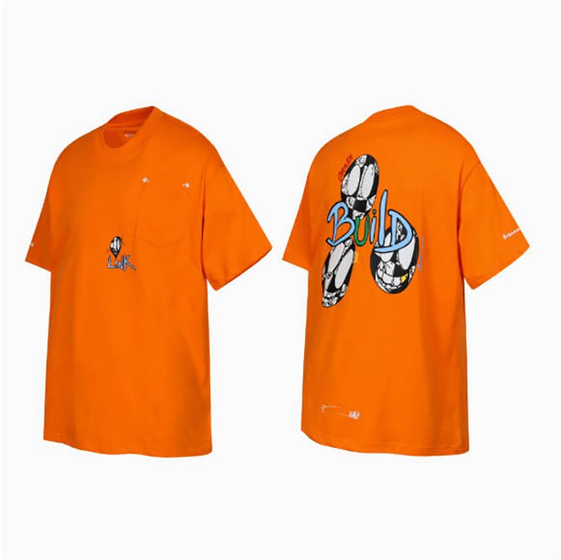 Men's Designer T Shirts Men's T Shirts Designer Womens Tshirts Loose Tees Priented Shirts Brands Tops Casual Shirt Clothings Short Sleeve Clothes - Image 2