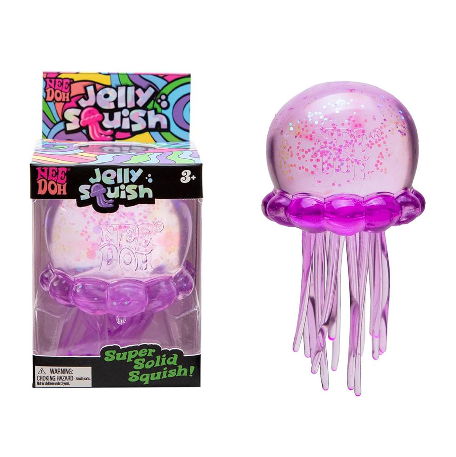 Jelly Squeeze Toy Needoh Nice Cube 8cm Pinching Jelly Squeezing Toy Jellyfish Shape Swinging Tentacles Bring Sensory Fun Parent Child Interactive Supplies Sea Shipping - Image 5