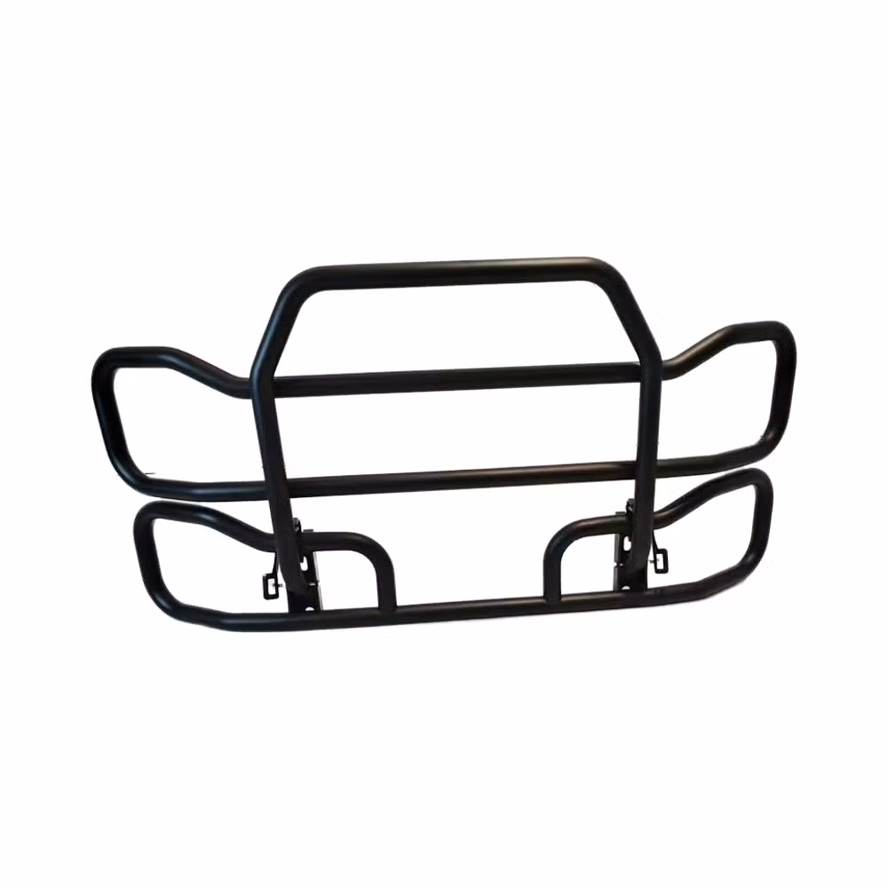 Compatible with Freightliner Cascadia 2018 Black Front Grille Deer Moose Brush Bumper Guard Large - Image 1