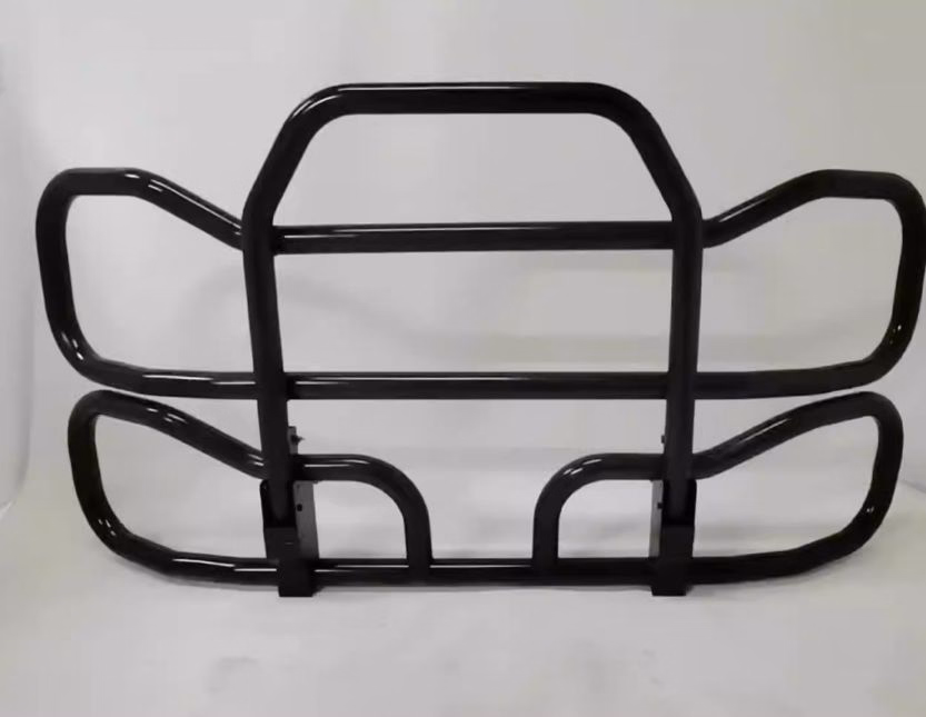 Compatible with Freightliner Cascadia 2018 Black Front Grille Deer Moose Brush Bumper Guard Large - Image 2