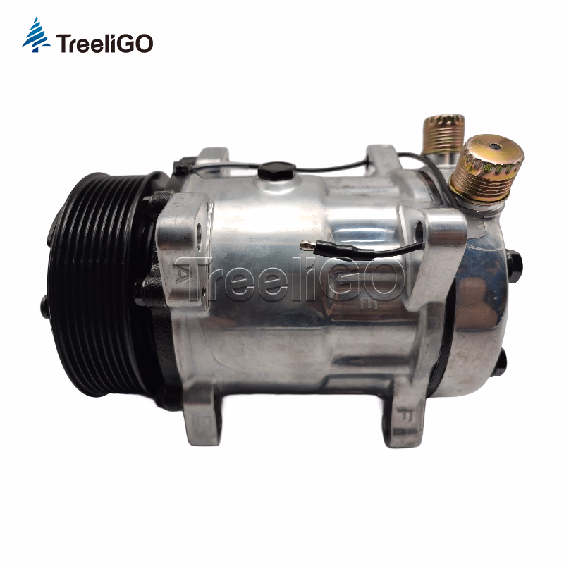 for Peterbilt Kenworth Freightliner 12V 118mm 7h15 8pk Car AC Compressor Co 4711 15628022 - Image 3
