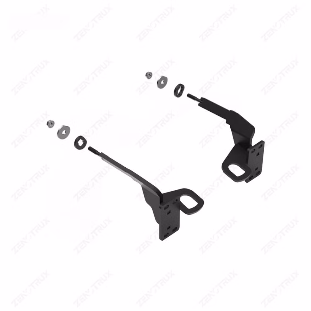 Bumper Deer Moose Brush Guard Brackets Mounting Hardware Set for Compatible with Ex-Guard Freightliner Cascadia 2008-2017 Plus Logo - Image 1