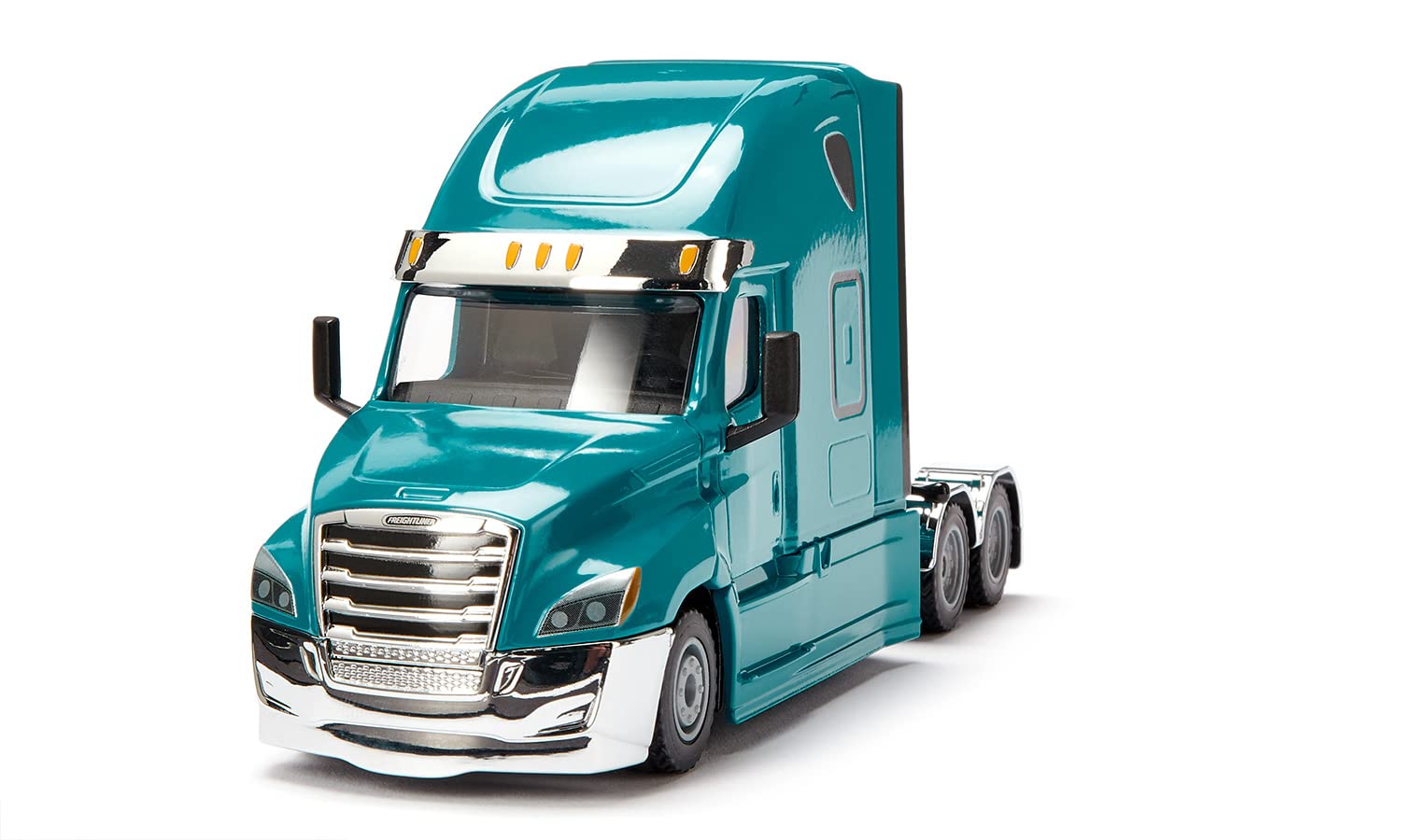Siku 2717 Freightliner Cascadia Toy Tractor 1:50, Plastic/Metal, Blue, Bonnet for Opening, Coupling for Combining Super Trailers in 1:50 - Image 5