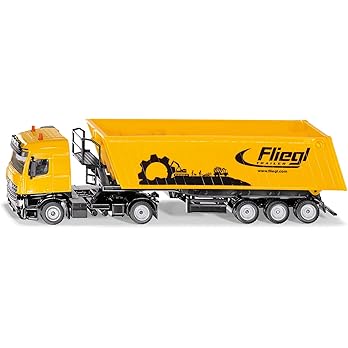 Siku 2717 Freightliner Cascadia Toy Tractor 1:50, Plastic/Metal, Blue, Bonnet for Opening, Coupling for Combining Super Trailers in 1:50 - Image 6
