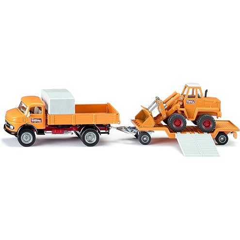 Siku 2717 Freightliner Cascadia Toy Tractor 1:50, Plastic/Metal, Blue, Bonnet for Opening, Coupling for Combining Super Trailers in 1:50 - Image 9